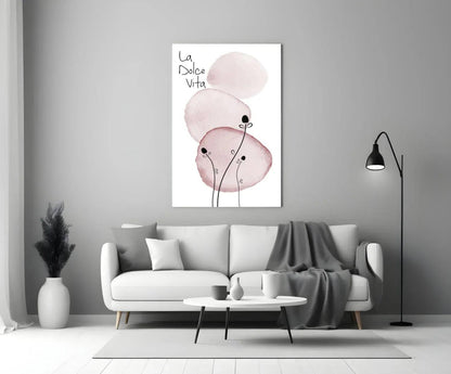 La Dolce Vita Glass Wall Art - LUXARTDECO