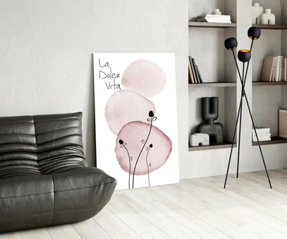 La Dolce Vita Glass Wall Art - LUXARTDECO
