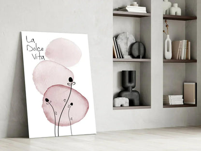La Dolce Vita Glass Wall Art - LUXARTDECO