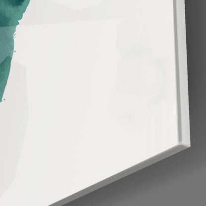 Abstract Shapes Glass Wall Art - LUXARTDECO