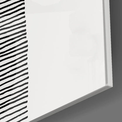 Abstract Shapes Glass Wall Art - LUXARTDECO