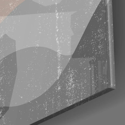 Small Leaves Glass Wall Art - LUXARTDECO