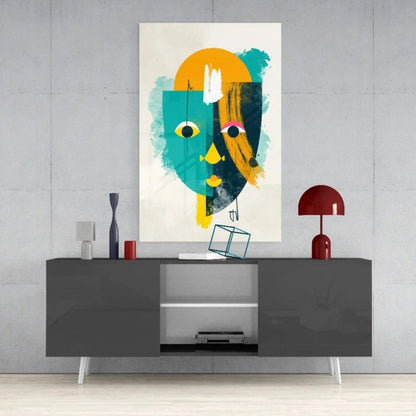 Illustration Glass Wall Art - LUXARTDECO