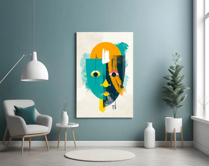 Illustration Glass Wall Art - LUXARTDECO