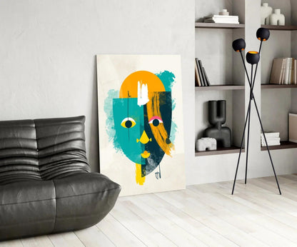 Illustration Glass Wall Art - LUXARTDECO
