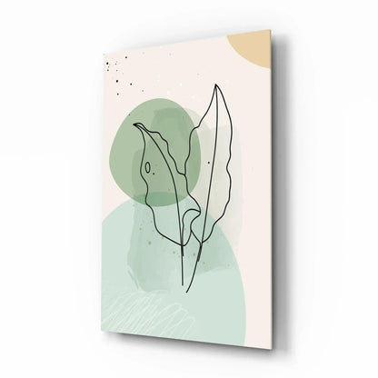 Abstract Shapes Glass Wall Art - LUXARTDECO