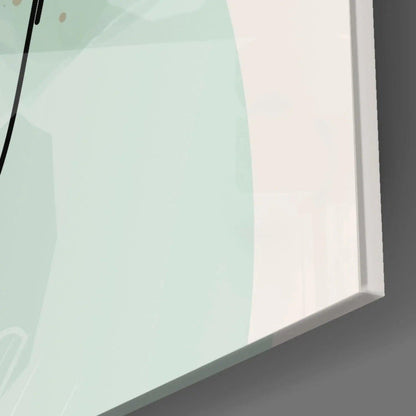 Abstract Shapes Glass Wall Art - LUXARTDECO
