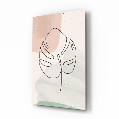 Abstract Shapes Glass Wall Art - LUXARTDECO