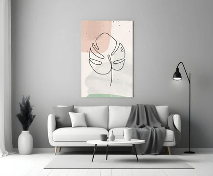 Abstract Shapes Glass Wall Art - LUXARTDECO
