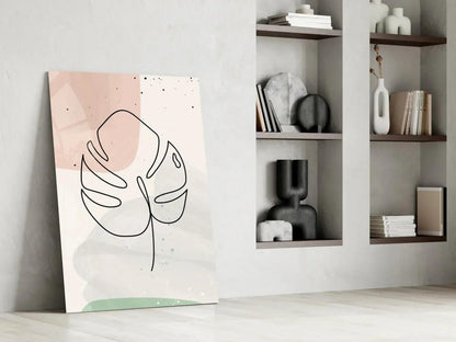 Abstract Shapes Glass Wall Art - LUXARTDECO