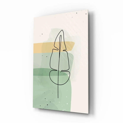 Abstract Shapes Glass Wall Art - LUXARTDECO