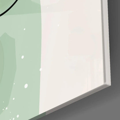 Abstract Shapes Glass Wall Art - LUXARTDECO