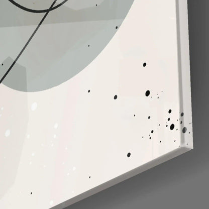 Abstract Shapes Glass Wall Art - LUXARTDECO