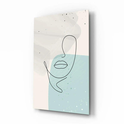 Abstract Shapes Glass Wall Art - LUXARTDECO