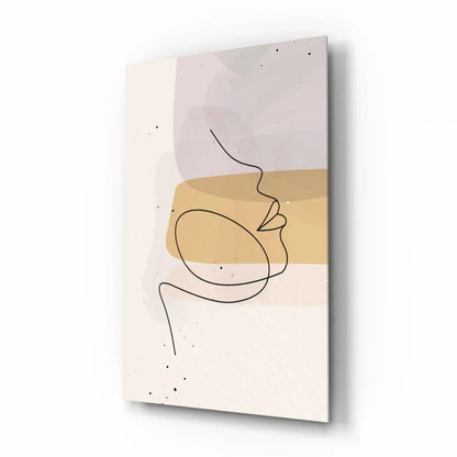 Abstract Shapes Glass Wall Art - LUXARTDECO