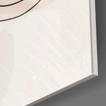 Abstract Shapes Glass Wall Art - LUXARTDECO