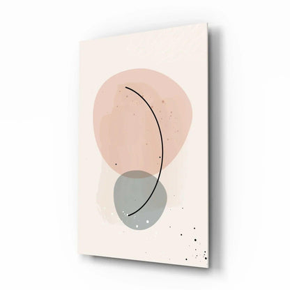 Abstract Shapes Glass Wall Art - LUXARTDECO