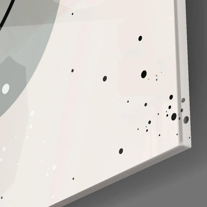 Abstract Shapes Glass Wall Art - LUXARTDECO