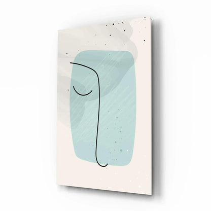 Abstract Shapes Glass Wall Art - LUXARTDECO