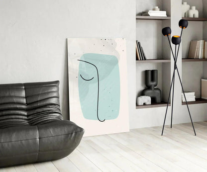 Abstract Shapes Glass Wall Art - LUXARTDECO