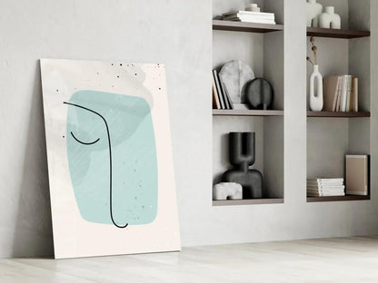 Abstract Shapes Glass Wall Art - LUXARTDECO