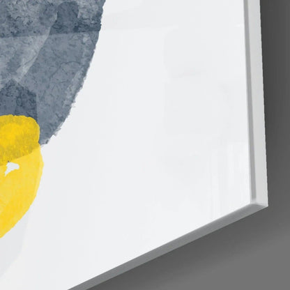 Abstract Shapes Glass Wall Art - LUXARTDECO
