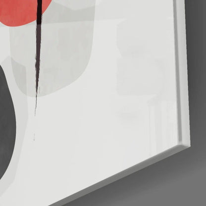 Abstract Shapes Glass Wall Art - LUXARTDECO