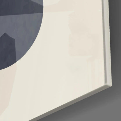 Abstract Shapes Glass Wall Art - LUXARTDECO