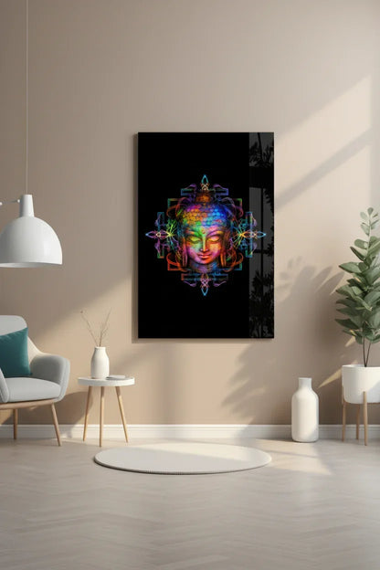 Buddha Glass Wall Art - LUXARTDECO