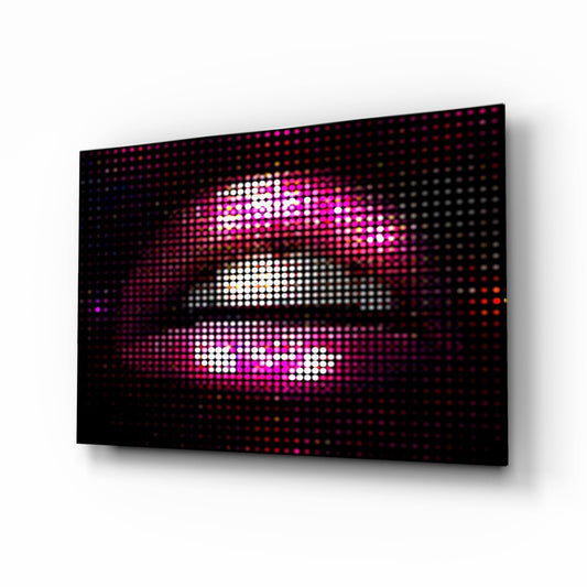 Lip Glass Wall Art