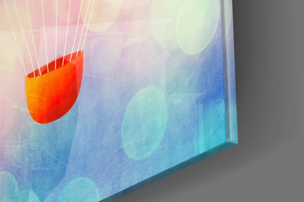 Décoration murale en verre ballon 