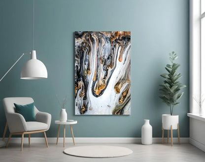 Abstract Glass Wall Art - LUXARTDECO