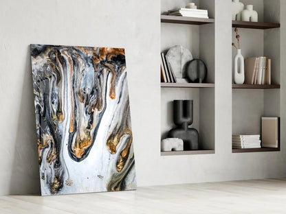 Abstract Glass Wall Art - LUXARTDECO
