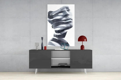 Man Glass Wall Art - LUXARTDECO