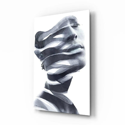 Man Glass Wall Art - LUXARTDECO