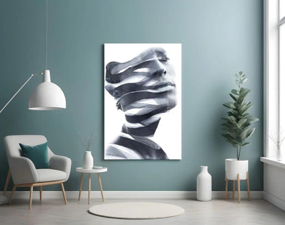 Man Glass Wall Art - LUXARTDECO
