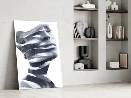 Man Glass Wall Art - LUXARTDECO