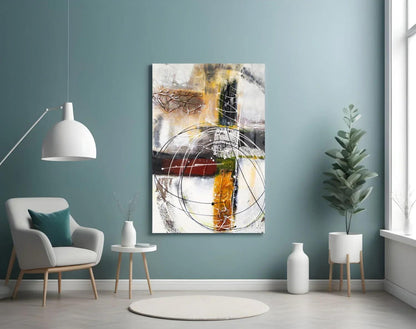 Abstract Glass Wall Art - LUXARTDECO