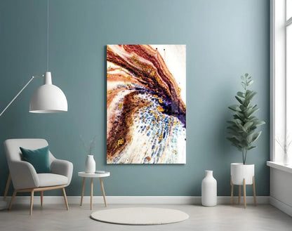 Abstract Glass Wall Art - LUXARTDECO