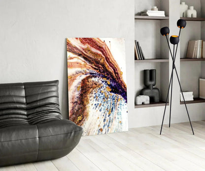 Abstract Glass Wall Art - LUXARTDECO