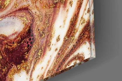 Marble Glass Wall Art - LUXARTDECO