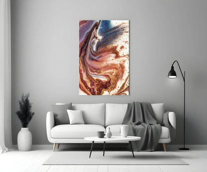 Marble Glass Wall Art - LUXARTDECO