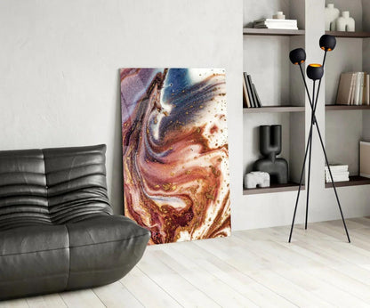 Marble Glass Wall Art - LUXARTDECO