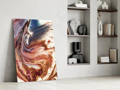 Marble Glass Wall Art - LUXARTDECO