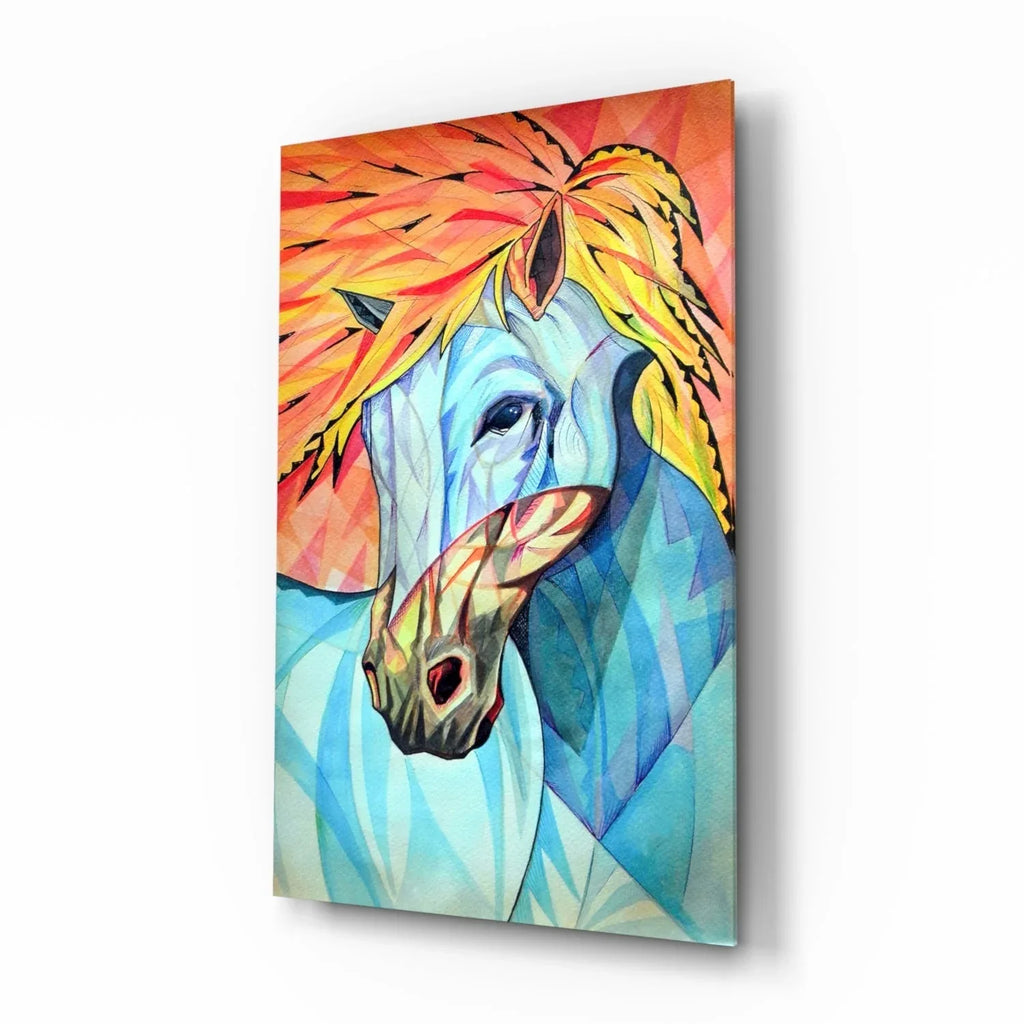 Horse Glass Wall Art - LUXARTDECO