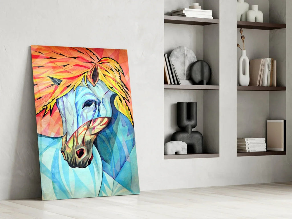 Horse Glass Wall Art - LUXARTDECO