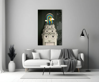 Rainbow Machine Glass Wall Art - LUXARTDECO