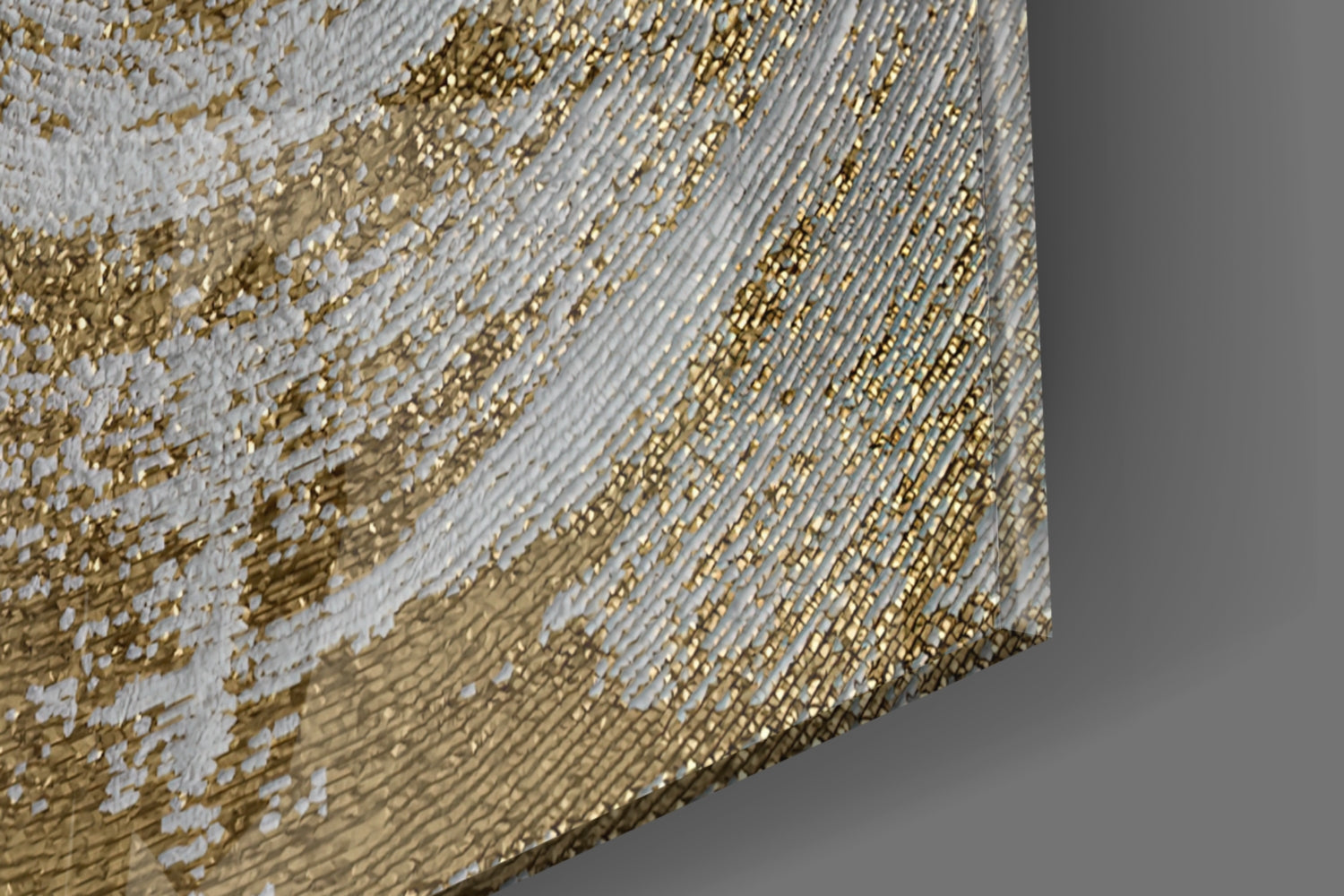 Abstract Loop Glass Wall Art