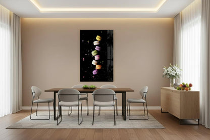 Macarons Glass Wall Art - LUXARTDECO