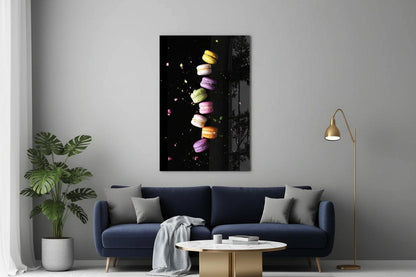 Macarons Glass Wall Art - LUXARTDECO